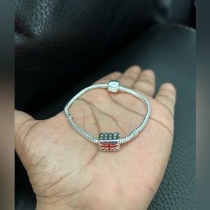 Sterling Silver 925 bracelet,London Bus England.